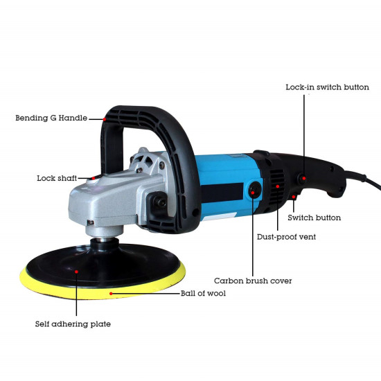 Battery powered car online polisher